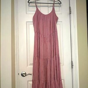 Strappy Tiered Maxi Dress